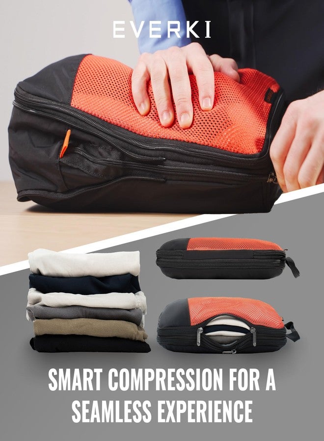 EVERKI Compression Packing Cubes - 18.2L Lightweight Compressible Mesh Packing Cubes for Travel, Durable & Compressed Travel Organizer for Luggage, Backpack & Suitcase, Premium Compression Bags, 3 Set - Image 4